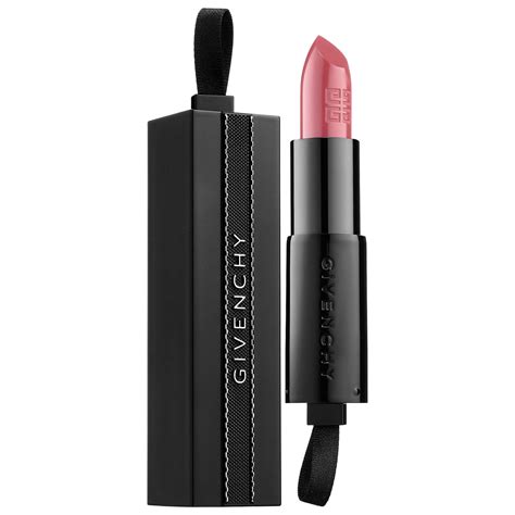 givenchy rouge interdit satin lipstick in 11 rose desire|givenchy 16 noir revelateur lipstick.